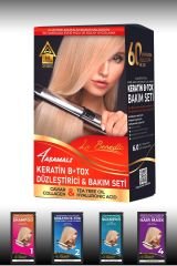 La Benedic 4 Aşamalı Keratin Botox Hızlı Düzleştirici & Bakım Full Set (Açık Renkli Saçlar İçin)