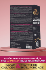 La Benedic 4 Aşamalı Keratin Botox Hızlı Düzleştirici & Bakım Full Set (Koyu Renkli Saçlar İçin)