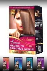 La Benedic 4 Aşamalı Keratin Botox Hızlı Düzleştirici & Bakım Full Set (Koyu Renkli Saçlar İçin)