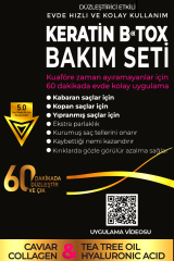 La Benedic 4 Aşamalı Keratin Botox Hızlı Düzleştirici & Bakım Full Set (Koyu Renkli Saçlar İçin)(Kopya)(Kopya)