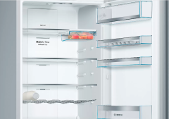 KGN56IJFAN Serie | 6 Alttan Donduruculu Buzdolabı 193 x 70 cm Kolay temizlenebilir Inox