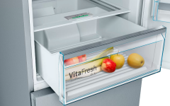 KGN56IJFAN Serie | 6 Alttan Donduruculu Buzdolabı 193 x 70 cm Kolay temizlenebilir Inox