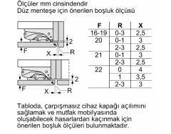 KIS87AFE0N Serie | 6 Alttan Donduruculu Ankastre Buzdolabı 177.2 x 55.8 cm