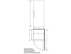 GSV29VWE0N Serie | 4 Solo Derin Dondurucu161 x 60 cm Beyaz