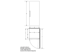 GSV33VIE0N Serie | 4 Solo Derin Dondurucu 176 x 60 cm Kolay temizlenebilir Inox