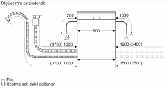 SMS4EKW63T Serie | 4 Solo Bulaşık Makinesi 60 cm Beyaz