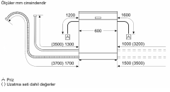 SMI4IMS62  Serie | 6 Yarı Ankastre Bulaşık Makinesi 60 cm Paslanmaz çelik