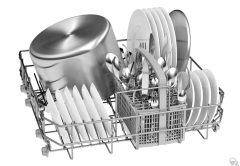 SMI25DB01T Serie | 2 Yarı Ankastre Bulaşık Makinesi 60 cm Siyah
