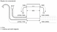SMV4IMX62T Serie | 4 Tam Ankastre Bulaşık Makinesi 60 cm