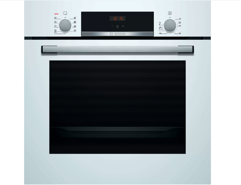 HIF534EW3T Serie | 4 Buhar Destekli Ankastre Fırın 60 x 60 cm Beyaz