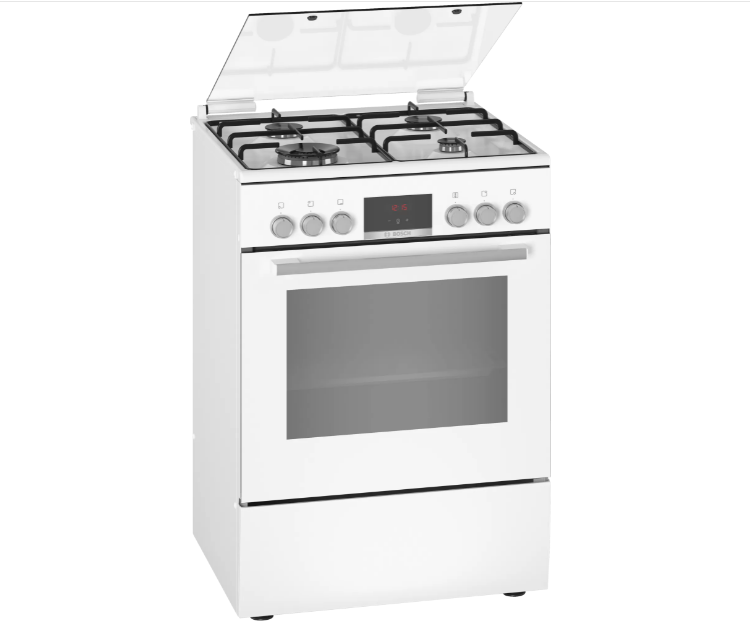 HXR390H21T Serie | 6 Gazlı/Elektrikli Solo Fırın Beyaz