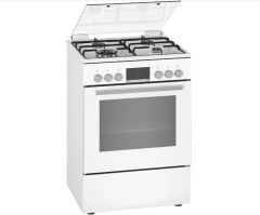 HXR390H21T Serie | 6 Gazlı/Elektrikli Solo Fırın Beyaz