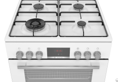 HXR390H21T Serie | 6 Gazlı/Elektrikli Solo Fırın Beyaz