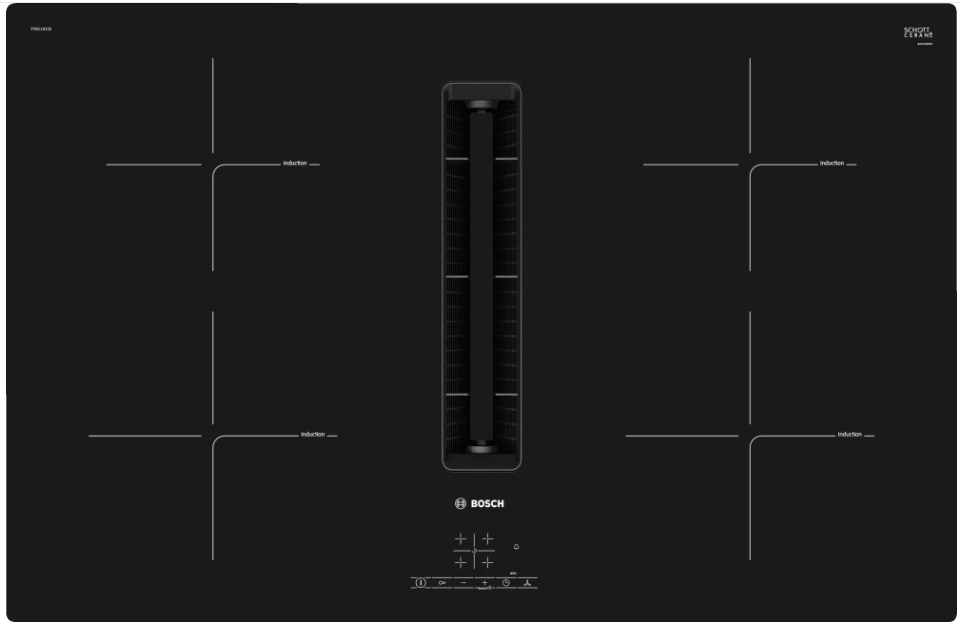 PIE811B15E  Serie | 4 Davlumbaz Entegreli İndüksiyon Ocak 80 cm