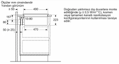 PIE811B15E  Serie | 4 Davlumbaz Entegreli İndüksiyon Ocak 80 cm