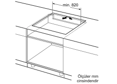PXX975DC1E Serie | 8 İndüksiyonlu Ocak 90 cm Siyah, surface mount with frame