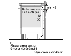 PXX975KW1E Serie | 8 İndüksiyonlu Ocak 90 cm Siyah, surface mount with frame