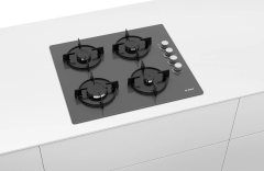 POP6C9O10O Serie | 2 Gazlı Ocak 60 cm Sert cam, Antrasit gri
