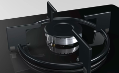 POP6C6O10O  Serie | 2 Gazlı Ocak 60 cm Sert cam, Siyah