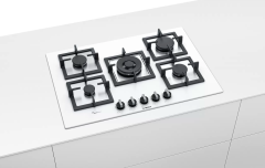 PPQ7A2B20  Serie | 6 Gazlı Ocak 75 cm Sert cam, Beyaz