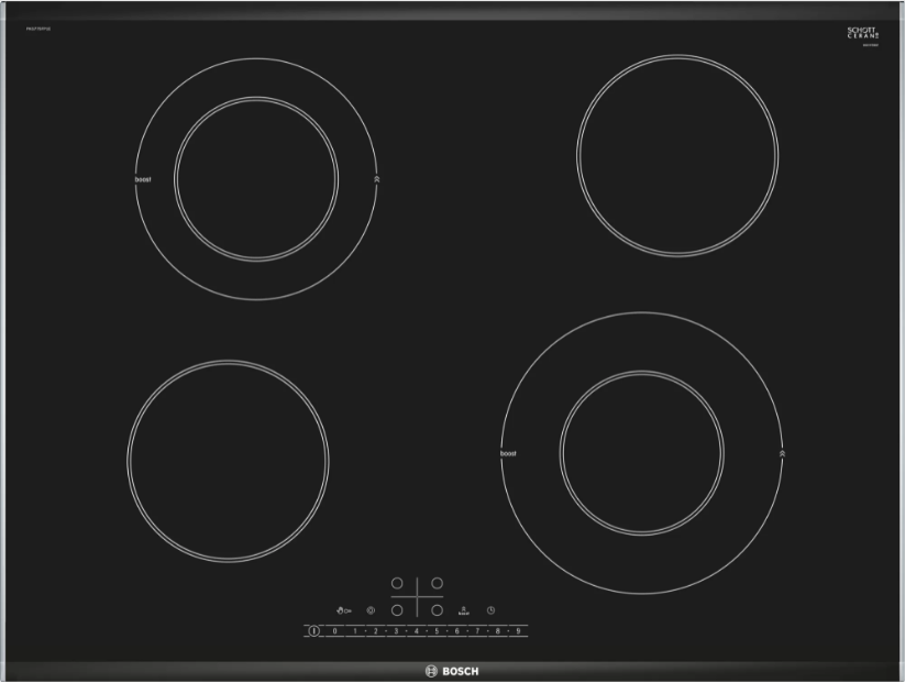PKG775FP2E Serie | 6 Elektrikli Ocak 70 cm Siyah, surface mount with frame