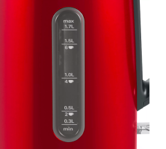 TWK4P434  Kettle DesignLine 1.7 l Kırmızı
