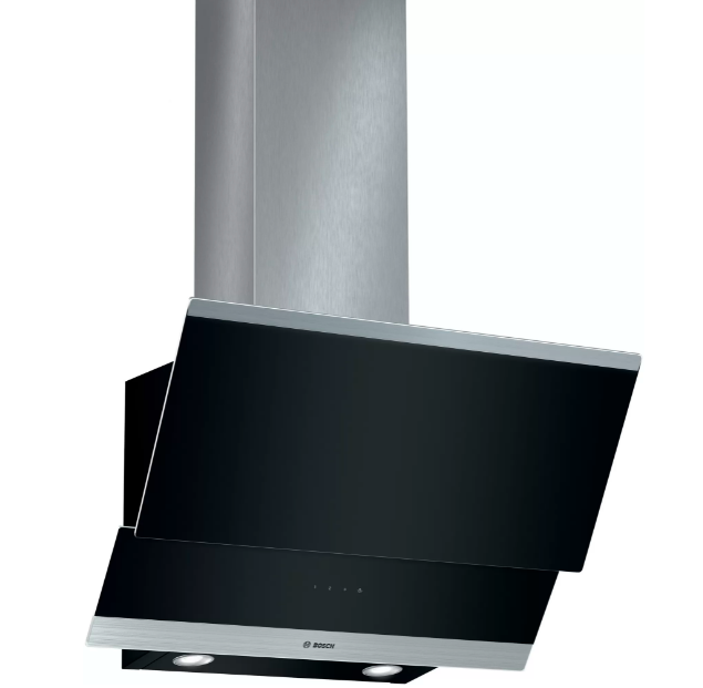 DWK065G60T Serie | 4 Duvar Tipi Davlumbaz 60 cm Siyah Cam Yüzey