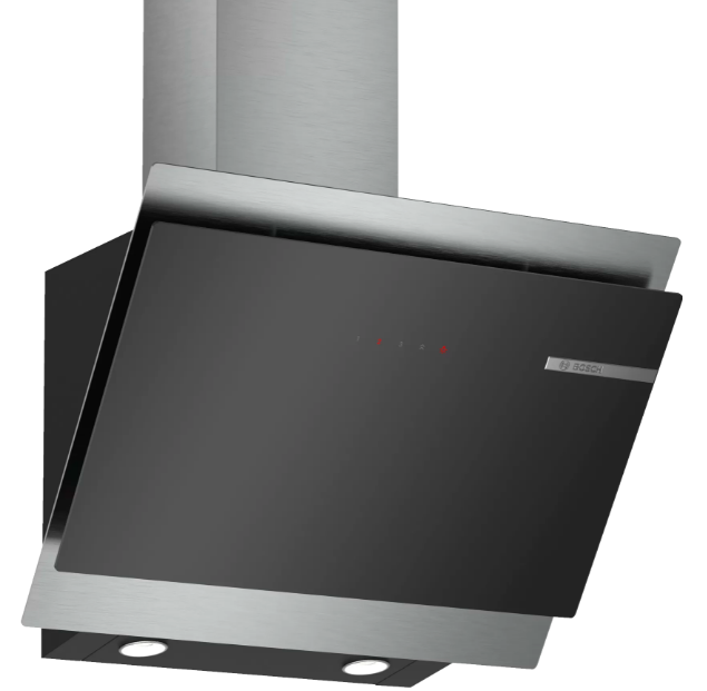 DWK68AK60T Serie | 6 Duvar Tipi Davlumbaz 60 cm Siyah Cam Yüzey