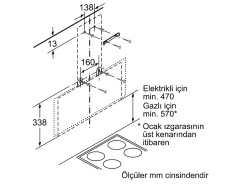 DWK095G20T  Serie | 2 Duvar Tipi Davlumbaz 90 cm Beyaz Cam Yüzey