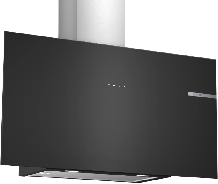 DWF95AJ60T Serie | 4 Duvar Tipi Davlumbaz 90 cm Siyah Cam Yüzey