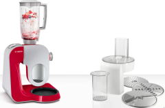 MUM58720 Mutfak Makinesi MUM5 1000 W Kırmızı, Gümüş