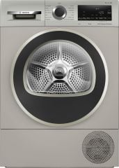 WQQ244CTTR Serie 6 Isı Pompalı Kurutma Makinesi 9 kg Gümüş