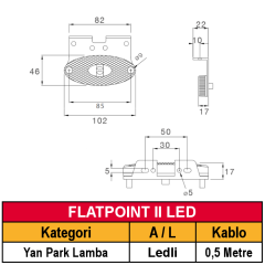 Aspöck Lamba Yan Park Led  50 cm -AS312304017-EL00361