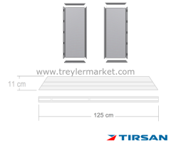 Tırsan Arka Kapı Sağ Üst-Sol Alt Profili 11 cm -BR-3034712820