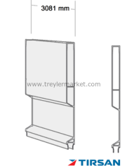 Tırsan Alüminyum Profil 3081 (036) Eloksallı -PR02309