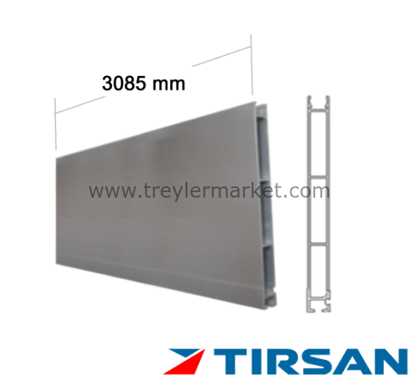 TIRSAN Alüminyum 4 Kapaklı Profil Eski Model
