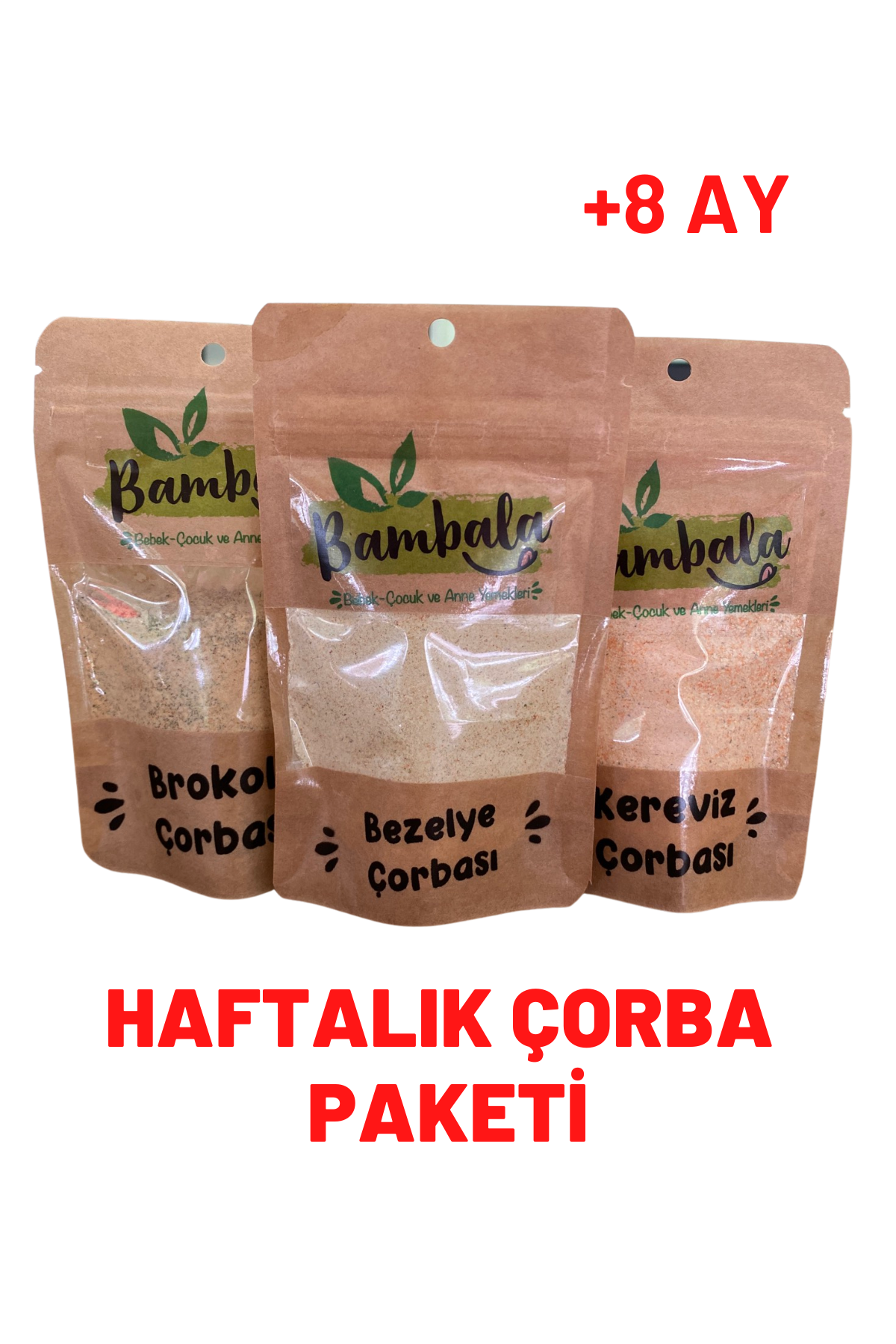 Haftalık Çorba Paketi +8ay 3x50g