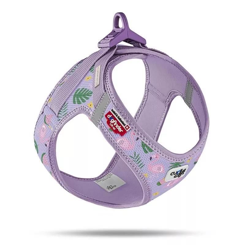 Vest Harness Clasp Air-Mesh Lavendel-Flamingo Hava Alabilen Göğüs Tasması