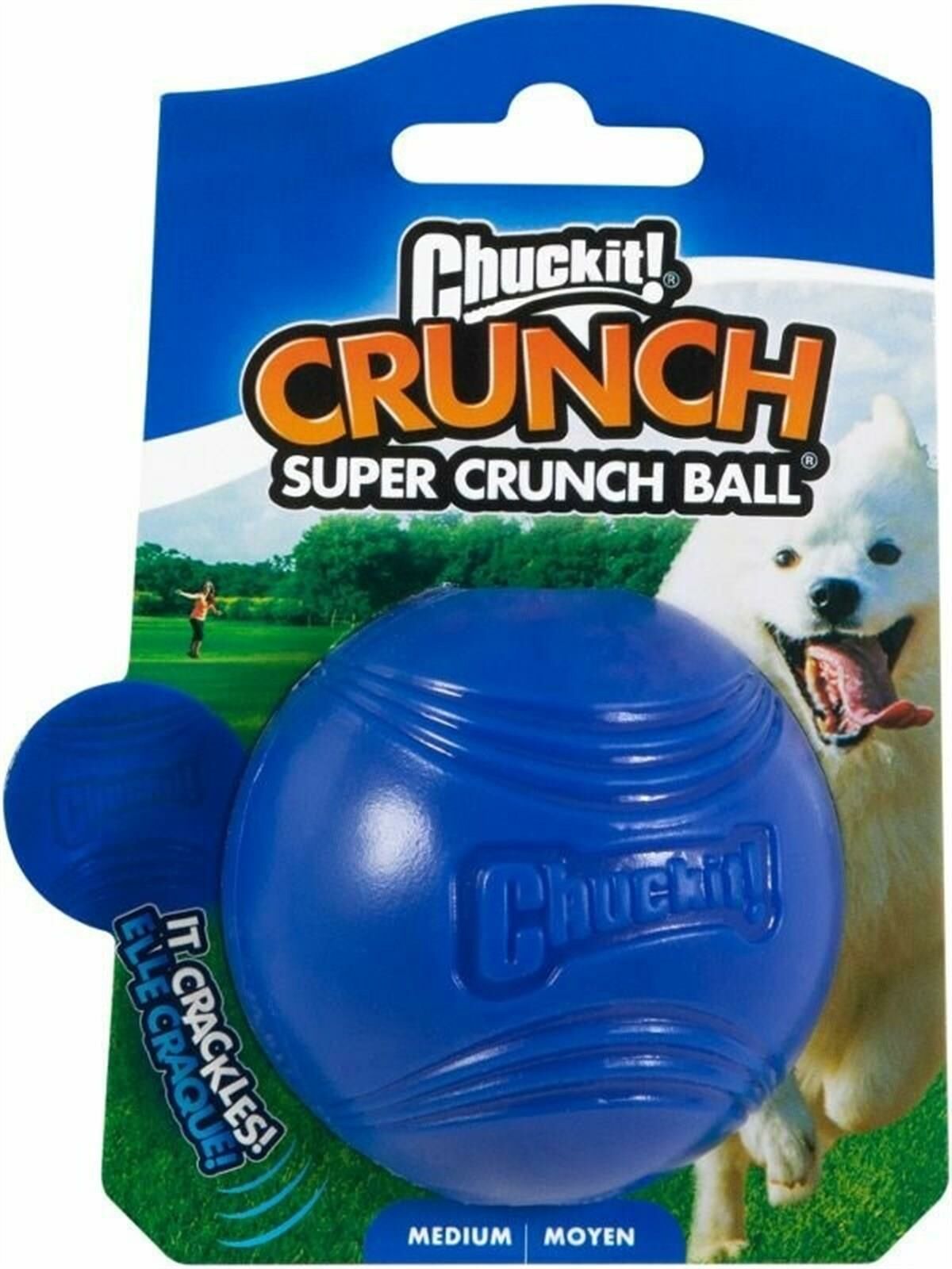 Super Crunch Ball Hışırtılı Köpek Oyun Topu (Orta Boy)