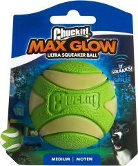 Max Glow Ultra Squeaker Gece Parlayan Sesli Köpek Oyun Topu