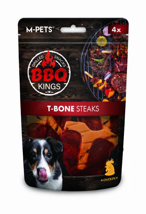 M-PETS BBQ KINGS T-BONE STEAKS CHICKEN ÖDÜL 105GR