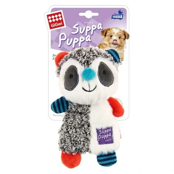 Suppa Puppa Sesli Peluş Rakun Köpek Oyuncağı 17cm