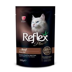 Biftekli Pouch Yetişkin Kedi Yaş Maması 100 Gr