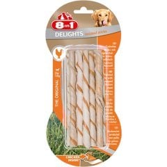 Delights Twisted Sticks Tavuk Etli Köpek Kemiği 10'lu