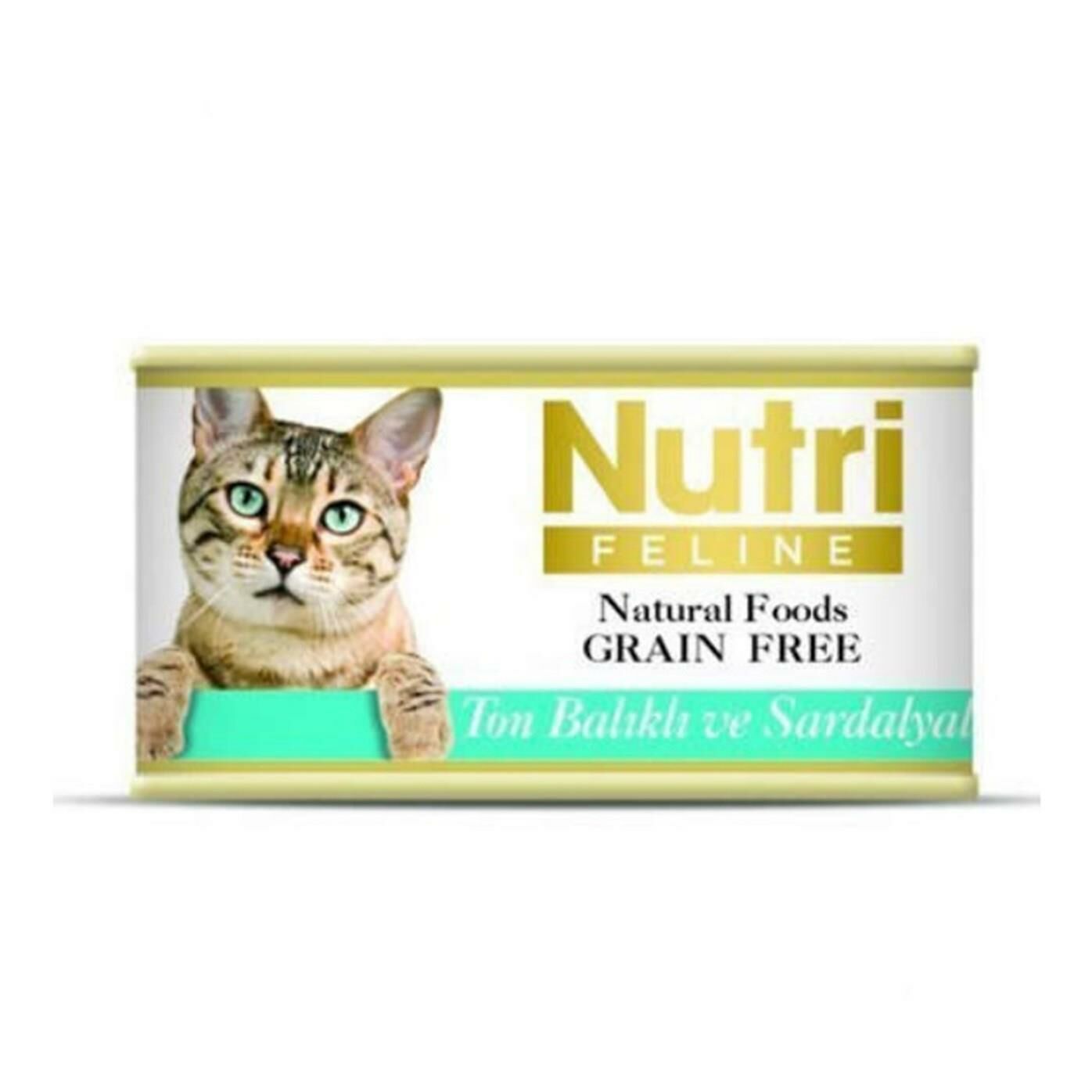 Adult Cat Food Grain Free Ton Balıklı ve Sardalyalı Yetişkin Yaş Kedi Maması 85 gr