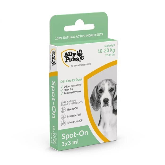 Ally Paws Spot-On (10-20kg Köpek Ense Damlası, 3x3 ML)