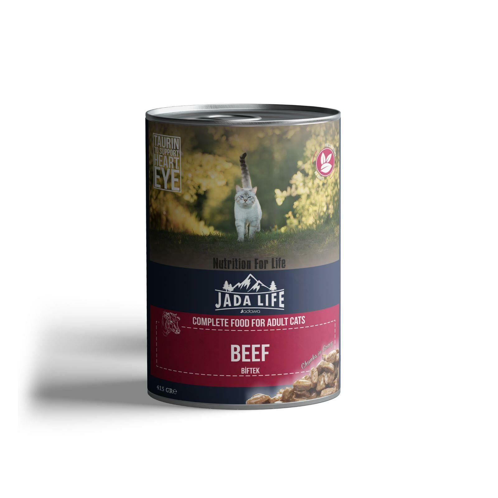 Jada Life Dana Etli Yetişkin Kedi Konservesi 415 gr