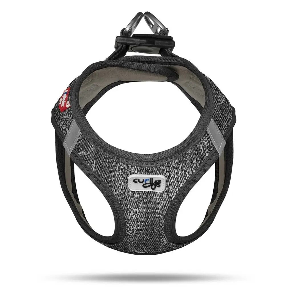 Curli Vest Harness Merino Köpek Göğüs Tasması Siyah (M)