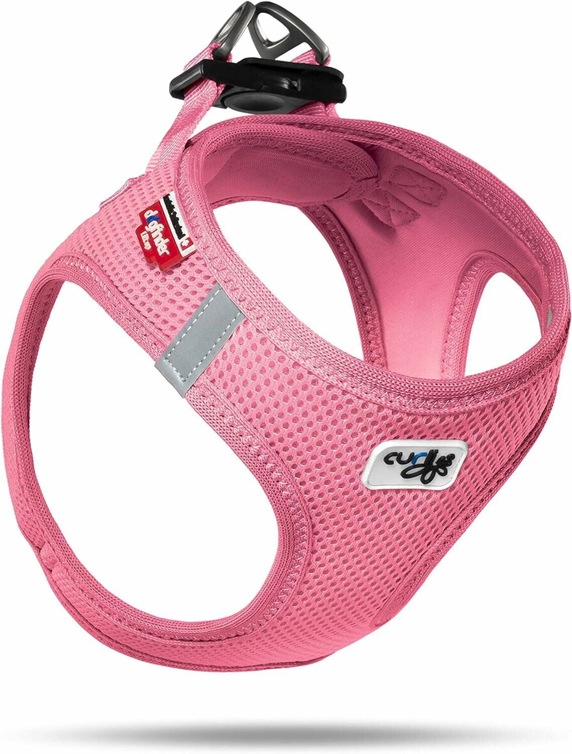 Curli Vest Harness Air-Mesh Köpek Göğüs Tasması Pembe (S)