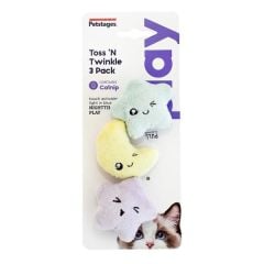 Toss 'N Twinkle Catnip Kedi Oyuncakları - 3'lü Paket